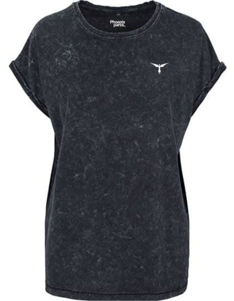Acid Washed - Basic Shirt Damen